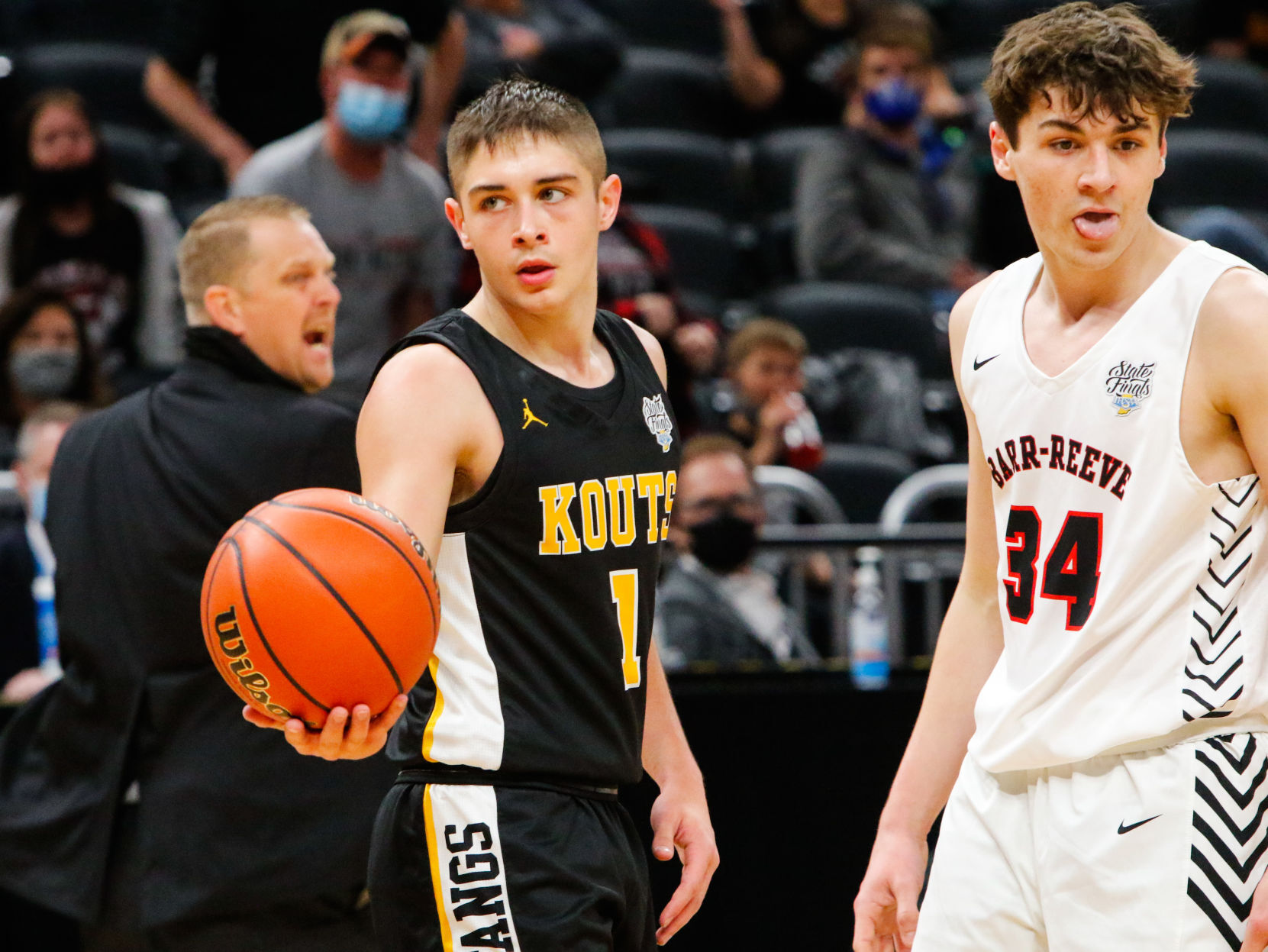 Gallery: Class A boys basketball state final: Kouts vs. Barr-Reeve